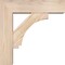Ekena Millwork Imperial Block Smooth Bracket w/ Offset Brace, Douglas Fir, 5 1/2"W x 18"D x 18"H BKT0604X18X18IMP05SDF - alternate 3